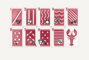 Juego de Mahjong Americano de Lujo, Color Azul Claro, Diseño de Conchas Marinas, 160 Piezas, Plegable y Portátil, para el Tiempo Libre - Product Image 4