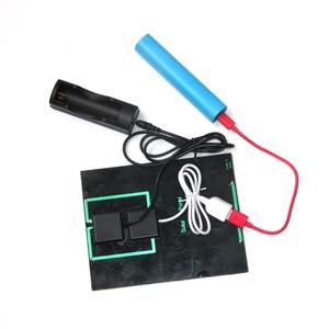 3.5W portatile 5V Mini pannello solare con DC 3.5MM Base e 18650 batteria ricaricabile DIY USB solare Charr Mobile Power Bank - Product Image 2