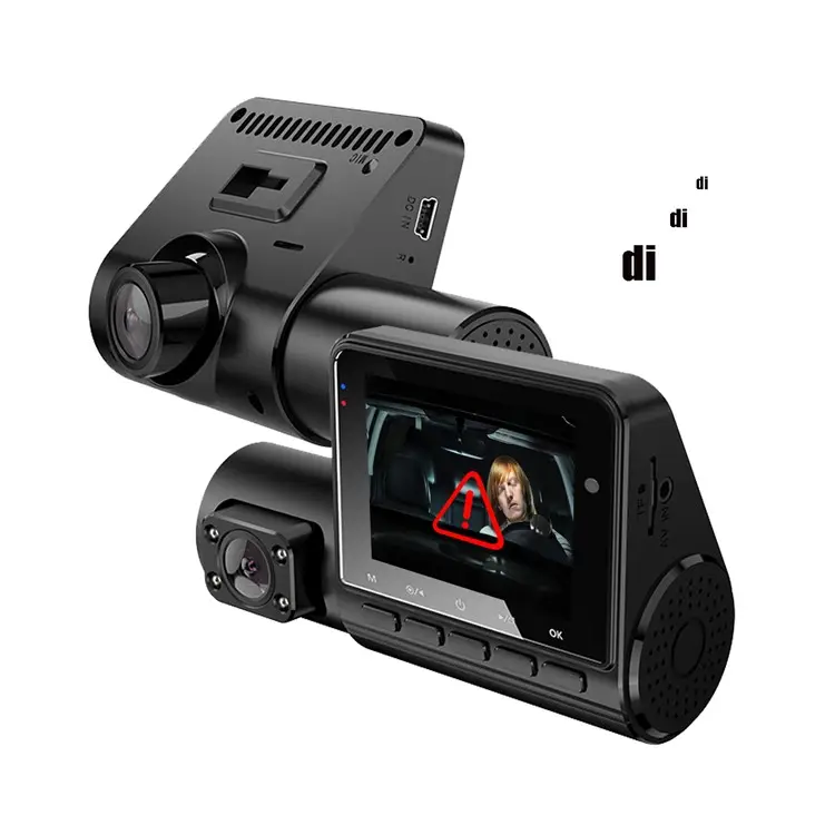 새로운 도착 1080P 풀 HD 미니 Dms 자동차 Dvr 블랙 박스 레코더 대시 캠 듀얼 카메라