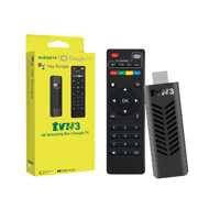TVR3-S Android 14 TV Stick Amlogic S905L Quad Core RAM 8GB ROM 128GB 4K HDR10+ WiFi 2.4G Ethernet Reproductor Multimedia en Streaming