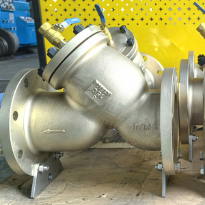 Filtre résistant à l'eau de mer de type Y C95800, uniformément corrosé et corrosé par cavitation, bronze nickel-aluminium, normes américaines J DIN - Product Image 1
