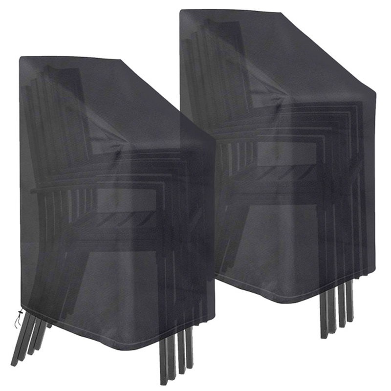 Водонепроницаемые пылезащитные чехлы для мебели, чехлы для хранения стульев, уличные штабелируемые чехлы для стульев, патио
