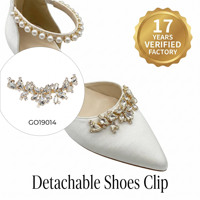 Clips de chaussures amovibles à longue barre de strass, accessoires de luxe DIY pour sandales à talons hauts de mariée