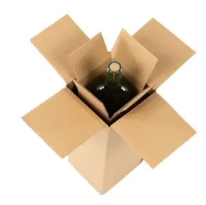 Agent Luxury Wine Boxes Single Packaging Gift Cardboard Wine Boxes Shipping Wine Box with Custom Logo
