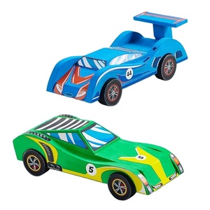 Fai da te auto in legno artigianali per bambini assemblare e dipingere le tue auto da <span class=keywords><strong>corsa</strong></span> artigianato artistico per ragazzi e ragazze regali unici - Product Image 4