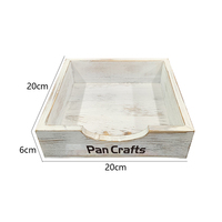 Porte-mouchoirs en bois de pin vieilli de haute qualité, gravure personnalisée, boîte de rangement rustique pour serviettes en papier pour table