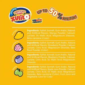 مصاصات DC24 الصحية الخالية من السكر بوزن 6 جرام، عبوة مضغوطة من 12 قطعة بنكهات مشكلة، صديقة للأسنان ومحبوبة لدى الأطفال - Product Image 3