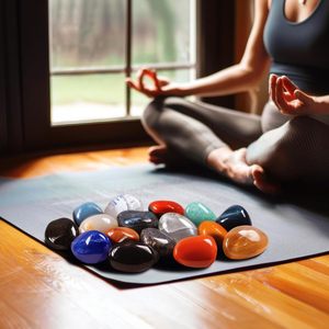 Gravier d'agate naturel coloré 15-25mm <span class=keywords><strong>pierre</strong></span> dégringolée irrégulière avec des formes géométriques de jeu de couleur démagnétisant l'ornement décoratif - Product Image 4