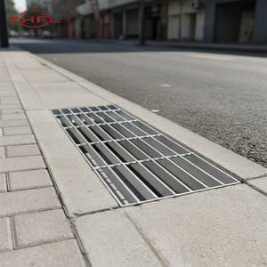 Rejilla de Acero al Carbono Recubierta y Duradera, Resistente a la Corrosión y al Fuego, Longitud Personalizada, para Construcción de Puentes - Product Image 1