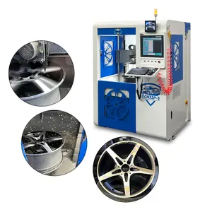 New rim repair machine diamond cutting alloy wheels repair lathe machine with updated PC controller DCM32P-S