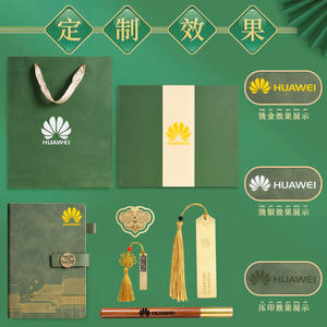 LX2024 4 Cuadernos de Cuero PU Estilo Chino, Set de Regalo para Oficina y Negocios, Diseño Grabado, Personalizado, Encuadernado con Alambre, Papel Daolin - Product Image 4