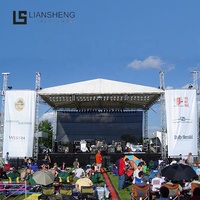 Soporte de iluminación exterior de aluminio Estructura de gabinete LED Truss para concierto en venta
