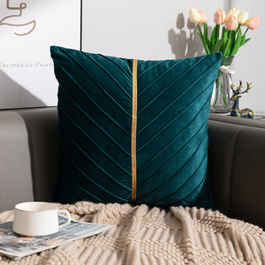 <strong>Velvet</strong> Gold <strong>Throw</strong> <strong>Pillow</strong> Cover Squared <strong>Throw</strong> <strong>Pillows</strong>/ - Product Image 1