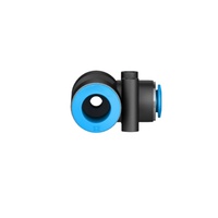 Nuevo Conector en T Reductor de Programación PLC Original QST-12-8 130615 de 3 Vías 12mm 8mm, Accesorio para Tuberías de Automatización, Hecho en Alemania