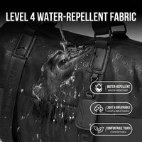 Nouveau Sac de Voyage Imperméable Grande Capacité pour Week-end, Sacoche pour Ordinateur Portable, Sacoche de Sport, Sac Fourre-tout, Sacs Bandoulière avec Compartiment Sec/Humide en Polyester pour Hommes