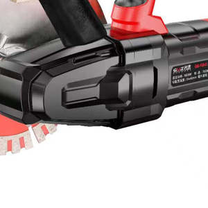 Mesin pemotong listrik desain baru, mesin pemotong logam bebas debu pisau gergaji ganda 133mm slot beton - Product Image 4