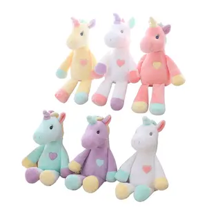 Diskon Besar Mainan Lembut Mewah Boneka Unicorn Pelangi Warna-warni