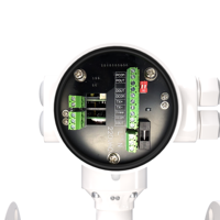 Débitmètre électromagnétique intelligent OEM avec écran LCD numérique 24V 220V PTFE PFA F46 4-20mA pour eau, liquide, acide RS485