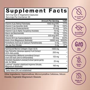 Pabrik TK grosir langsung kapsul penumbuh rambut Amazon baru <span class=keywords><strong>vitamin</strong></span> kustom ledakan lintas batas - Product Image 5