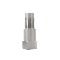 Vis de connexion M18*1.5 en acier inoxydable pour capteur O2, mini catalyseur métallique en nid d'abeille