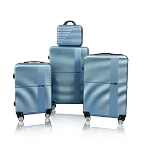 2024 Wholesale Hardside Luggage Sets Valise De Voyage 4 Pcs Suit Case Bags Trolley Travel ABS Suitcase Maleta Equipaje