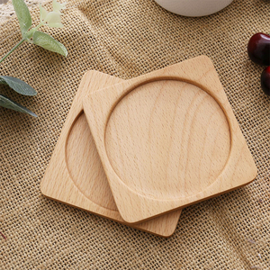 Sous-verres en bois de hêtre, de noyer et de bambou rectangulaires modernes, durables, personnalisés en gros, fabrication OEM, décoration d'intérieur - Product Image 2