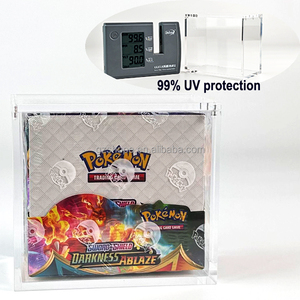 SHP Offre Spéciale personnalisé jeu Protection Transparent Pokemoned <span class=keywords><strong>anglais</strong></span> <span class=keywords><strong>Booster</strong></span> boîte acrylique affichage boîte pour <span class=keywords><strong>Booster</strong></span> - Product Image 5