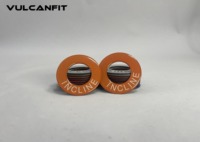 VULCANFIT Power Squat Rack Barbell Marqueurs de position magnétiques Rappels Étiquette Équipement de fitness Accessoire pour la maison Garage Gymnases