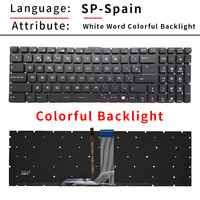 Clavier rétroéclairé US/RU/SP/FR/TR/AR/NE pour MSI GT62 GT72 GE62 GE72 GS60 GS70 GL62 GL72 GP62 GP72 CX62 GS63VR GS73VR GT72VR GT83VR