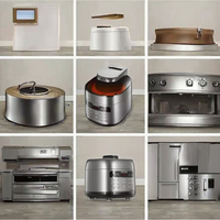 Autocuiseur électrique multifonctionnel Friteuse à air 2-en-1 Contrôle LCD 4.1-5L Capacité 1200W Efficacité énergétique A + Surchauffe
