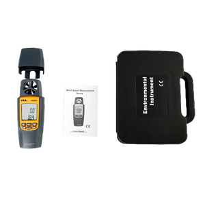 Va8022 kỹ thuật số máy đo gió xử lý gió <span class=keywords><strong>Speed</strong></span> Meter để đo nhiệt độ cánh gió khối lượng lưu lượng không khí với đèn nền Max/ Min - Product Image 6