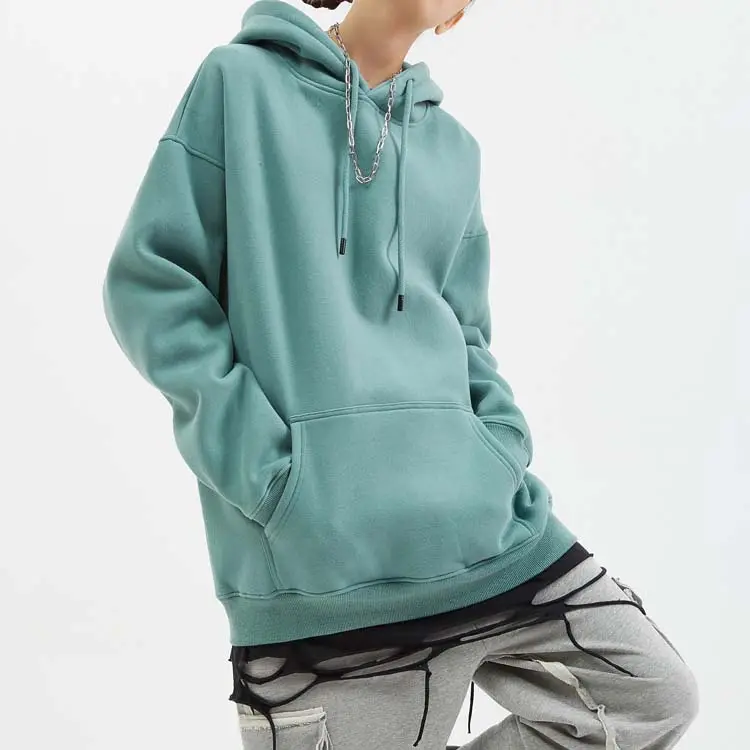 Mode stil Männer und frauen 350g lager blank übergroßen hoodie