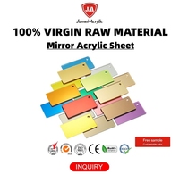 Plaques Miroir en Acrylique Doré Résistant aux UV, 2mm, 3mm, 5mm, Transmittance 93%, Qualité Supérieure, pour Usage Intérieur/Extérieur, Découpables – Meilleur Prix de Gros