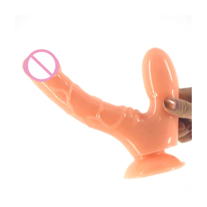 FAAK-consolador multifunción con tapón anal para parejas y mujeres, Juguetes sexuales de <span class=keywords><strong>18cm</strong></span>, novedad - Product Image 5