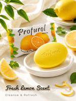 Jabón Sólido Artesanal en Barra de 75g con Aroma a Uva, Jabón de Baño Hidratante con Aroma Frutal, Empaque a Granel para una Piel Fresca y una Limpieza Profunda