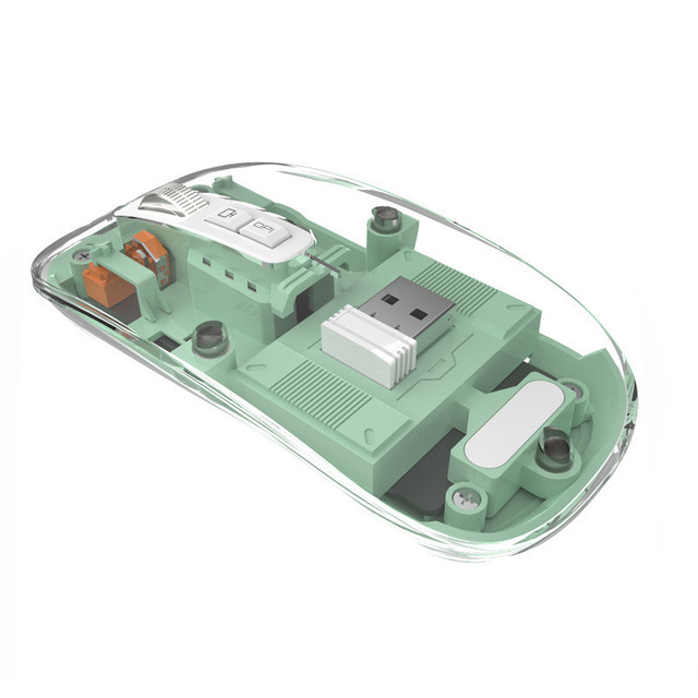 High Quality Magnetic Transparent Mouse Low Power Consumption Desktop Wireless for Computer