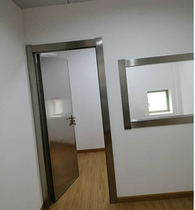 Puerta de plomo automática eléctrica forrada Hospital DR y CT Uso de sala de puerta de plomo anti-rayos X fabricante - Product Image 2