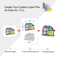 Pins en émail métalliques personnalisés OEM d'usine, commémoratifs du 250e anniversaire de l'Amérique, pour collection