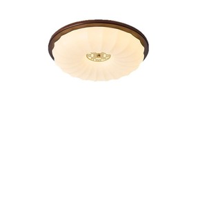 Vintage Style All Copper Solid Wood <b>Ceiling</b> <b>Light</b> Led 10-15 Sqm Bedroom Living Room Study Full Spectrum Eye Protecting - Product Image 4