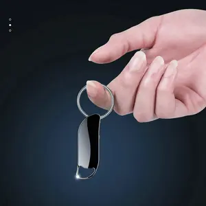 Lecteur de musique audio numérique Mini clé USB Pen 32GB/64GB/128GB Stockage activé par la voix 384Kbps Key Metal Key Chain V11 Version - Product Image 3