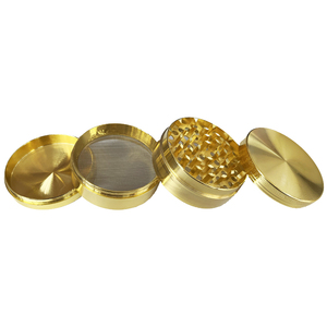 OEM/ODM Moulin à Herbes Moderne en Métal Personnalisé 4 Couches 40mm 50mm 55mm 63mm 75mm Tailles pour Tabac et Herbes pour Fumer Vente en Gros - Product Image 3