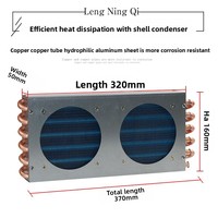 Tube échangeur de chaleur pour condenseur de congélateur et réfrigérateur, pièces de réfrigération, petit radiateur, refroidi à l'eau, refroidi à l'air, ventilateur universel