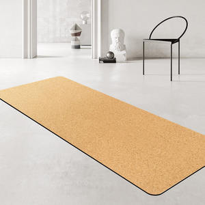 سجادة يوغا فاخرة عالية الجودة من مادة TPE والفلين، طبقة مزدوجة مضادة للانزلاق، حصيرة تمارين للبيلاتس واليوجا - Product Image 3