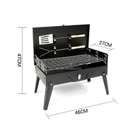 Gril Coréen Portable Ultime à Charbon, Léger et Abordable pour Barbecue Extérieur