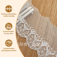 Broderie originale, dentelle en tulle, accessoires vestimentaires pour enfants, décoration intérieure, ciseaux en soie de lait, code-barres en stock, fabricant de dentelle