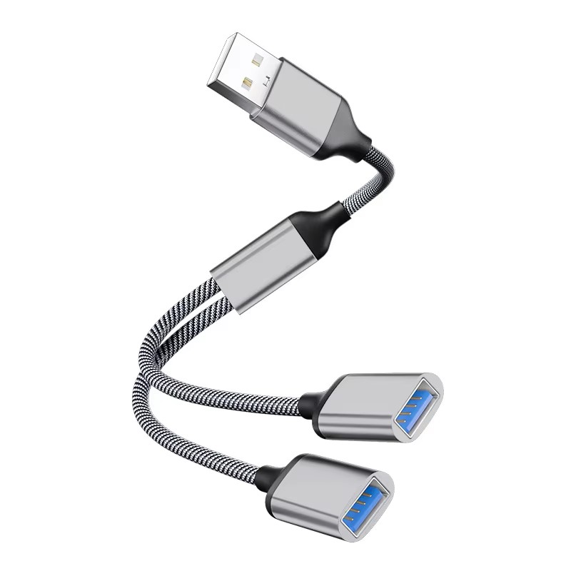 พอร์ต USB เป็นพอร์ต USB คู่ (สีเทา)
