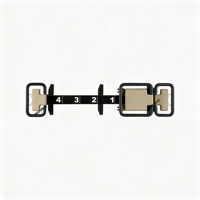 ROARFIT Microformer # 3 plateformes arrière durables, portables et réglables en aluminium pour studio de Pilates