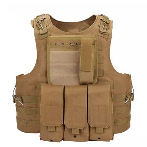 Gilet Tattico all'Ingrosso per Paintball in Nylon Oxford 600D Economico Gilet Tattico <span class=keywords><strong>Molle</strong></span> per Esterni - Product Image 4
