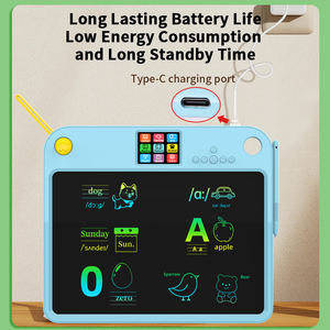 2 in 1 キッズLCDライティング＆ドローイングタブレット プラスチックデジタルスレートおもちゃ 学習マシン付き 若いクリエイティブな子供向け - Product Image 6