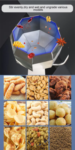 2.2kw automatico condimento mixer dado patatine fritte aromatizzanti macchina con 80 centimetri - Product Image 5